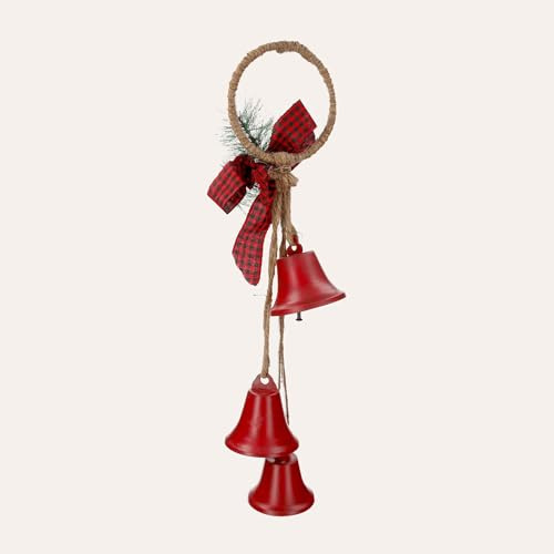 KEYHOMESTORE | Tris di Campane Natalizie Rosse