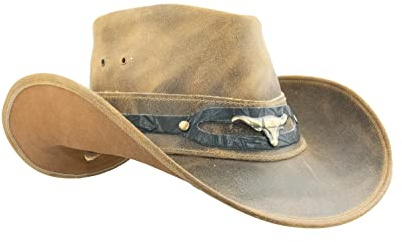 Black Jungle Ontario utomhus västerländsk läderhatt Australien cowboy läderhattar ridhatt unisex