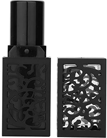10Pcs Tube de Rouge À Lèvres Vide, 1/2In Boîte de Rouge À Lèvres Pp Contenant Rechargeable pour Baume À Lèvres Porte-Rouge À Lèvres, pour Bâton de Rouge À Lèvres Fait Main (Creux Noir)
