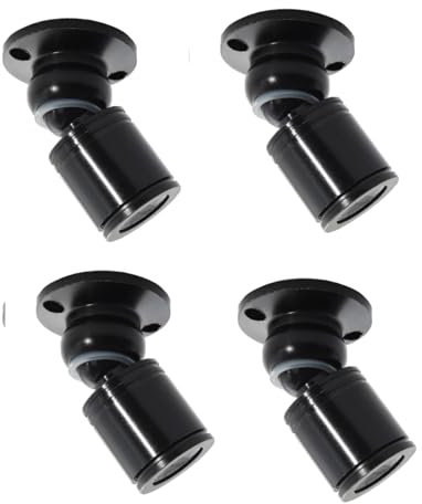 yeerockal 4 x Mini Aufbaustrahler Schwenkbare Deckenspot LED Base Durchmesser Ø2cm Klein Deckenstrahler Warmweiß mit Trafo