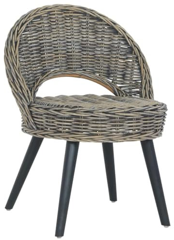 Sillón Sillones Mimbre Kubu Rattan Negro, 285231