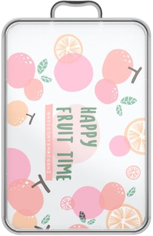 Panel de corte de acero inoxidable - de corte duradero, herramienta de preparación reversible | Accesorio de encimera de metal para queso de ensalada de frutas de frutas de frutas