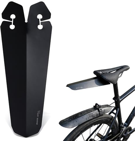 lay stay Rear Mudguards for Mountain Bikes, Waterproof Bike Mudguards Rear Ultralight Tail, Mudguard Mountain Bike for Road or Mountain Bikes Singlespeed Urban Gravel