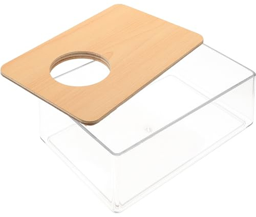 Homoyoyo Bañera de Arena Transparente para Hámster y Chinchilla, Caja de Baño Reutilizable Grande, Accesorios para Mascotas Pequeñas, Baño Portátil para Mascotas Domésticas