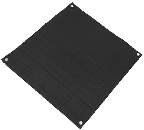 SOIMISS Red de Protección para Tiro de 2 Mm Grosor, Tela Negra 50x50 Cm, Red de Parada de Flechas Resistente y Ligera para Campo de Tiro y Entrenamiento Profesional