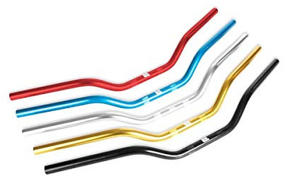 MANUBRIO RACING 22 PIEGA BASSA BARRACUDA MOTO UNIVERSALE ERGAL ALLEGGERITO COLORE NERO