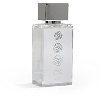 Arabian Oud Perfume | Musk Rose Hair Mist (50ml), Hair Fragrance for Him and Her, Contains Vitamin E with Bergamot, Pear, Peach, Rose, Musk, and Vanilla Notes