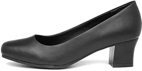 Lilley Venus Womens Black Court Shoe - Size 3 UK - Black