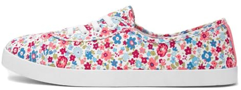 Lilley Pippa Womens Multi Floral Canvas Shoe - Size 5 UK - Multicolour