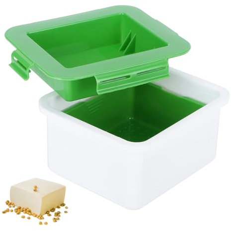 MOSTEDE Tofu Presse Set Haushalts Form Tofu Presswerkzeug Tofu Pressmaschine Premium Kunststoff Tofu Presse Tofu Press-Set Zum Einfachen Entfernen Von Wasser Von Tofu Für Zuhause, Küche, Kochwerkzeug