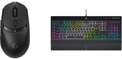 Logitech G309 Lightspeed kabellose & Corsair K55 RGB PRO XT Kabelgebundene