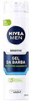 NIVEA Rasiergel Men - Sensitive - 3er Pack (3 x 200 ml)