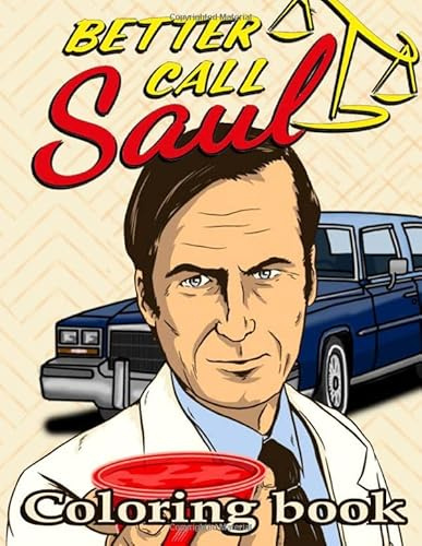 Better Call Saul Coloring Book: Coloring books with American television crime drama series