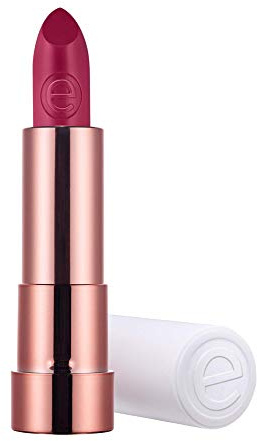 essence this is me. SEMI SHINE lipstick, Lippenstift, Nr. 107 Wild Side, pink, pflegend, sofortiges Ergebnis, glänzend, vegan, ohne Alkohol, ohne Parabene (3,3g)