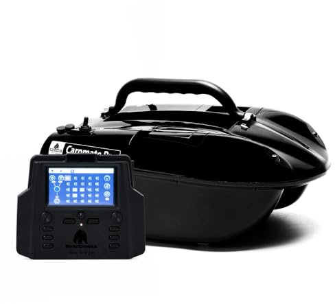 BearCreeks iPilot18 Karpfenangeln Köderboot mit GPS-Autopilot und optionalen Echolot und Fischfinder Farbe Schwarz, Größe Sonarphone Fishfinder