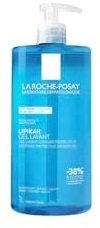 La Roche Posay, Lipikar Gel de Ducha Fisiológico Relipidizante, Con Niacinamida y Manteca de Karité, Sin Jabón Ni Parabenos, Para Piel Sensible y Seca, 1L