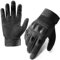 Motorradhandschuhe Herren, Starke Handschuhe Motorrad, Taktische Handschuhe mit Protektor, Weitenverstellbar, Handballenschutz, Atmungsaktiv, Vollfinger, für Motocross,Fahrrad, Roller, Schwarz