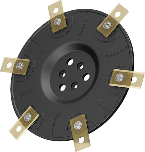 Messerscheibe Kompatibel für Worx Landroid, M500 M700 WR167E WR141E M600, Glasfaserverstärkter Messerscheibe, Fach Mähroboter Messerscheibe Mit Schrauben (Ohne Klinge）