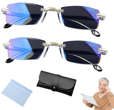 Bdevser blå glasögon, glasögon, glaser, Blueease glasses män, självjusterande glasögon