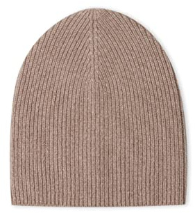 Style & Republic Kaschmir Sport Mütze-Beanie Damen aus 100% Cashmere - Dein kuscheliger Premium Strick Beanie für stilvolle Herbst- & Winter-Momente - Nougat