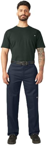 Dickies Loose Fit Double Knee Work Pants. Dark Navy, 40 32