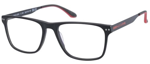 O'Neill Rechteckig Azetat Brillen in Schwarz für Herren, Brille mit Sehstärke, optional mit Sonnenbrillen tönung oder Blaulichtfilter (Modell ONO-4504-104)