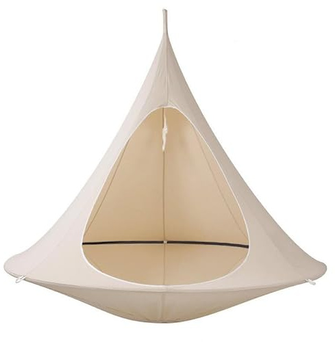 QYLTTDM Altalena Portatile con Corda Sospesa, Tenda per Albero Sospesa con Corda Regolabile, Robusta Sedia Sospesa con Pod Sensoriale da 330 libbre, Tenda per Albero Sospesa per Esterni, Interni