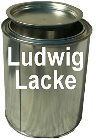Ludwig Lacke 25 Leere 0,5 Liter Dosen mit Deckel