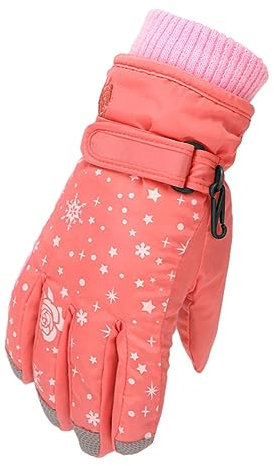 Skihandschuhe für Kinder 3-7 Jahre Jungen Mädchen Wasserdichte Winddichte Winterhandschuhe Warm Sporthandschuhe Snowboard Handschuhe für Outdoor-Sport in Winter Fahrradhandschuhe Warme Handschuhe