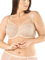 mefemi - Elisabeth Soft - Damenbüstenhalter mit Bügel, Trägern und Spitze - Minimizer - Weich - Große Größen - BH für große Busen - Unterwäsche Frauen - Dessous - Elegant - Nude - 85D