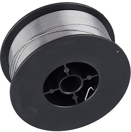 Solid Cored Wire, Gasless Flux Welding Wire Carbon Steel 0.8mm Diameter Solid Cored Wire for Soldering 1KG, Welding Wire