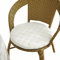 Cuscini Rotondi per Sedie Cucina set da 4/2/1, Diametro 30/35/40/45/50cm Cuscini per Sedie Antiscivolo per Sedie da Pranzo,Esterno, Giardino, Cucina, Ufficio, Soggiorno(Beige,1PC_35CM (13.8IN))