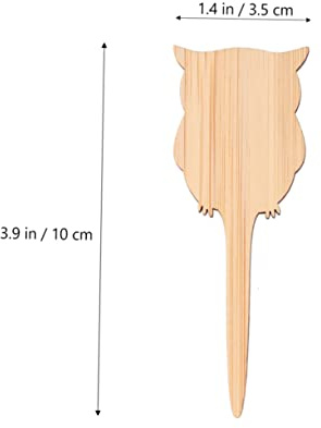 Sosoport Pflanzenetiketten Aus Holz 30 Stück Pflanzenstecker Für Den Garten Pflanzenmarkierungsstangen Blumenetiketten Zur Einfachen Identifizierung