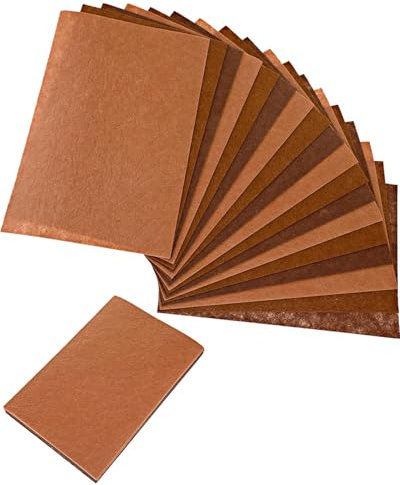 TPZORJX 18Pcs Bastelfilz Stoff 3 Farben Braunes Filzstoff 20x30 cm Filz zum Basteln 1mm Bastelfilz Weicher Bastelfilz Basteln Filzblätter Polyester Felt Fabric Filzplatten für DIY Handwerk Nähen