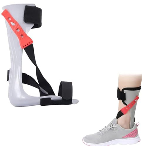 Tutore per Caviglia E Piede Cadente AFO, per Piede Cadente, Ictus, Emiplegia, Stretching per Tendini E Polpacci, Mantenendo Il Piede Dritto Ad Angolo Retto per,(Right)-(M)