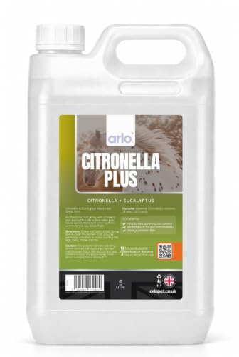 Citronella+ Fly Spray for Horses – Powerful Insect Protection | Long-Lasting Coat Spray for Horses & Ponies | Fast-Acting & Easy to Use | Summer Horse Care Essential (5L)