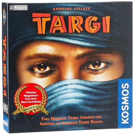 Thames & Kosmos | Targi | Two Player Game | Strategy Board Game | Golden Geek Award Nominee | Kennerspiel Des Jahres Award Finalist