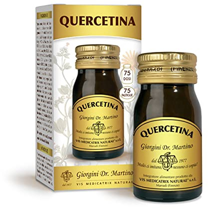 Dr. Giorgini Quercetina - Confezione da 75 pastiglie da 400 mg (75 dosi da 1 pastiglia), 30 g