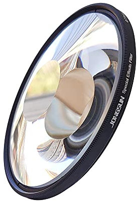 JONGSUN Wirbelverzerrung Prisma Spezialeffektfilter 77mm FX Glass Glare Widescreen Film Anamorphotische DSLR Video Fotografie Kamera Zubehör (Vortex Distortion)