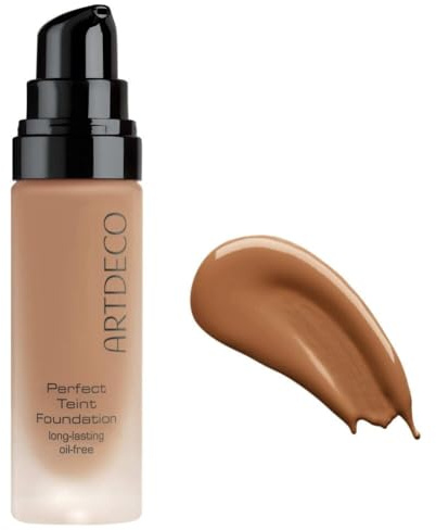 ARTDECO Perfect Teint Foundation - langanhaltende, flüssige Foundation ohne Öl und ohne Maskeneffekt - 1 x 20 ml