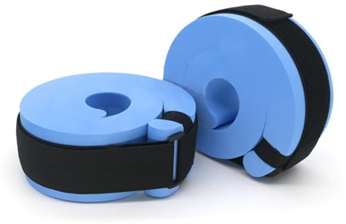 2 Pièces Manchettes de Cheville Aquatiques de Natation en Mousse, Manchettes D'exercice de Poids D'aquagym Manchettes de Cheville de Natation équipement D'aquagym Haltères D'eau pour(Bleu)