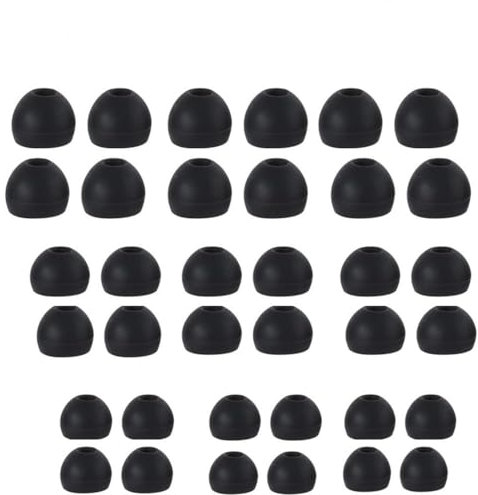INF 18 Paires de Coussinets d'oreille en Silicone pour écouteurs Intra-Auriculaires de 4,5 à 6 mm, 3 Tailles, 6 Paires chacune, Embouts d'oreille en Silicone de Remplacement