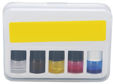 5PCS Uhrenreparatur-Synthetiköl, Glattes Synthetisches Uhrenschmieröl, Verbessern Sie die Effizienz mit Verschiedenen Ölarten für die Wartung des Uhrwerks