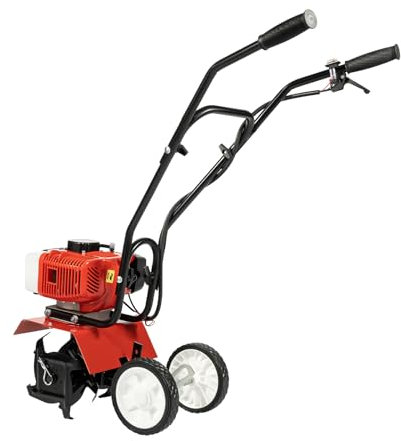 52 Cc 2 Tempi Giardino Benzina Tiller Garden Tiller Lawn Coltivatore Rotovator Terreno Lavorazione del Terreno Allentamento 30 Cm Larghezza