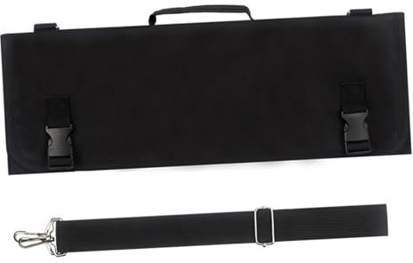 KESOTO Estuche Enrollable para Cuchillos, Almacenamiento de Herramientas de Cocina con Compartimentos