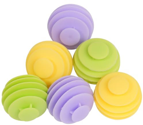 6pcs Boule de Lavage Machine a Laver, Balle de Lavage Machine à Laver en Silicone Réutilisables, Boules de Lavages Balle de Sechage Seche Linge, Boules de Séchage pour Sèche-linges, Boule de Sechage