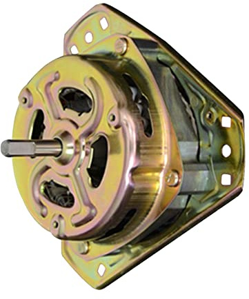 Electric Motor, Washing Machine Dehydration Motor Metal Copper Wire Strong Power Drying Mini Turntable for Washer (90W Fine Shaft)