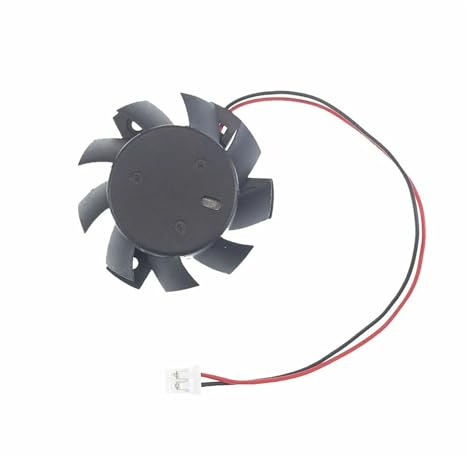 Ventilador de Tarjeta gráfica de 37 mm EFB0412HHA T124010DL de 2 Pines, Compatible con ASUS, GT640, HD 4550 y HD5570.