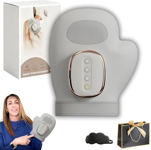 Masajeador De Manos Eléctricos Inalámbrico Con Calor Y Compresión, Masajeador Manos Artrosis, Guantes Masaje Artrosis, Muñecas Y Palma, 3 Modos 5 Niveles, Regalo Para Hombres Y Mujeres (1PC)