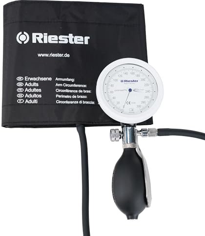 RIESTER Sfigmomanometro Precisa N Shock Proof, 1 tubo, in alluminio,32757